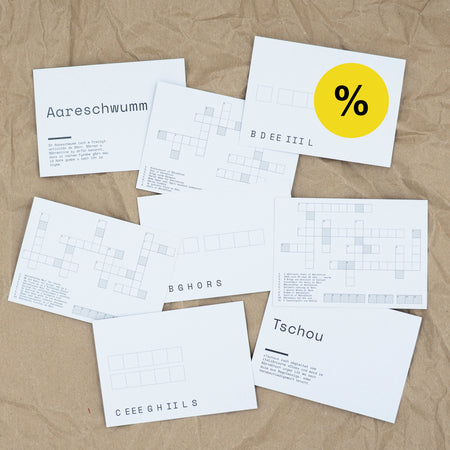 Poschtcharte Wörter u Rätsu – Usverchouf