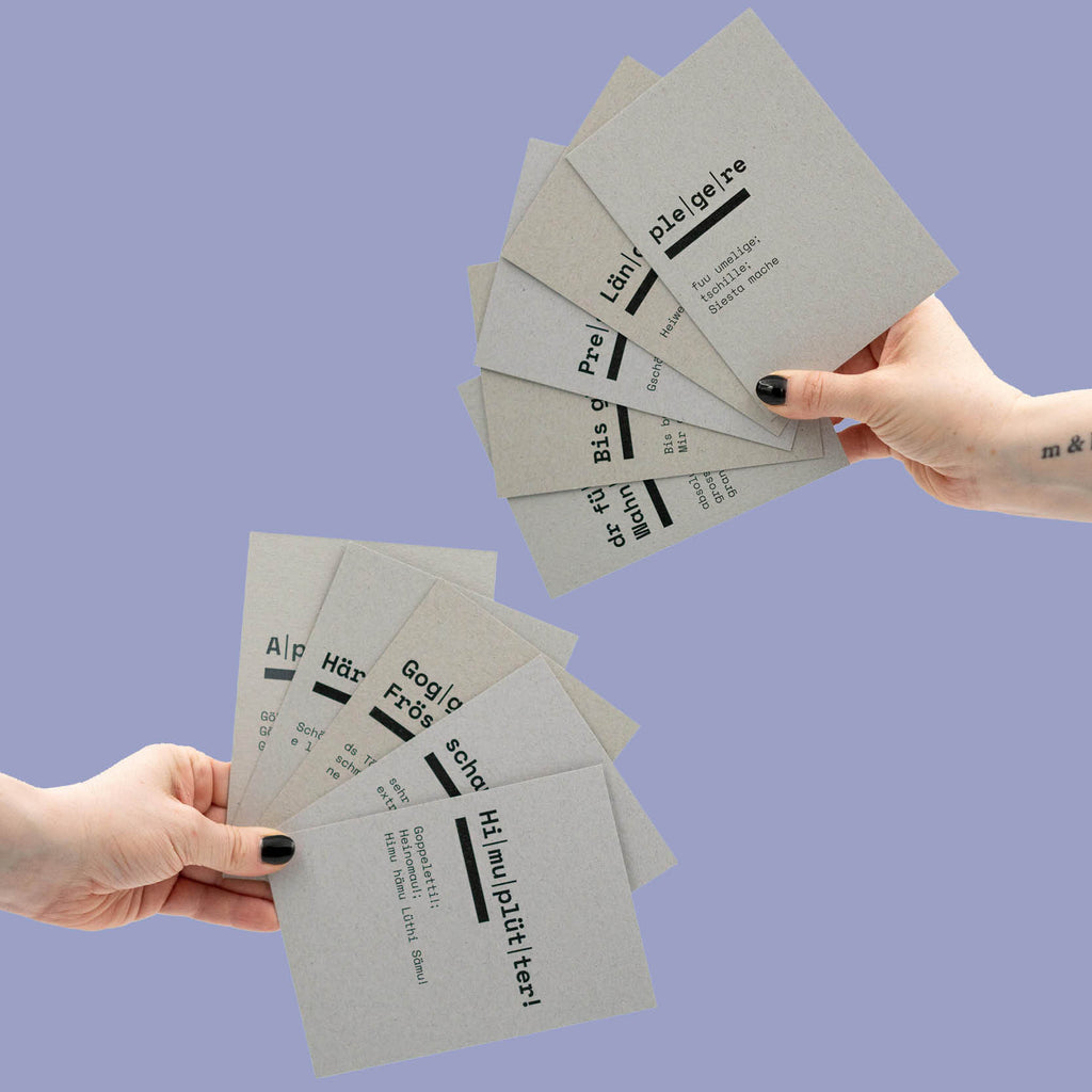 Poschtcharte Begriff