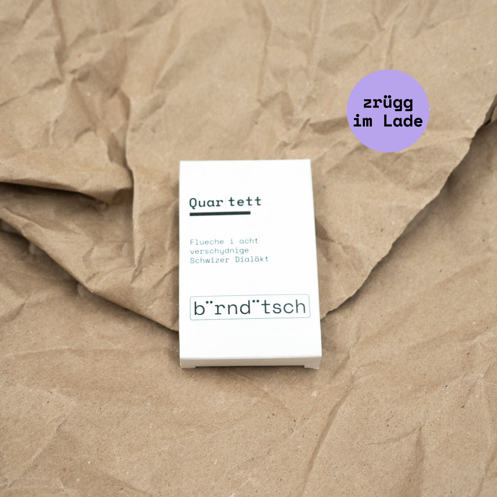 Quartett Flueche im Dialäkt